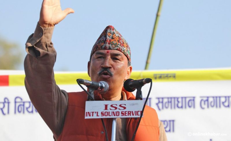 राप्रपा नेपाल घोषणा गर्दै कमल थापा